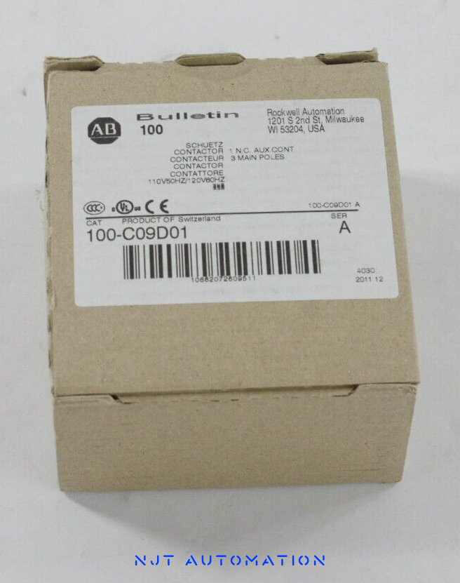 Allen Bradley 100-C09D10 Contactors – front view